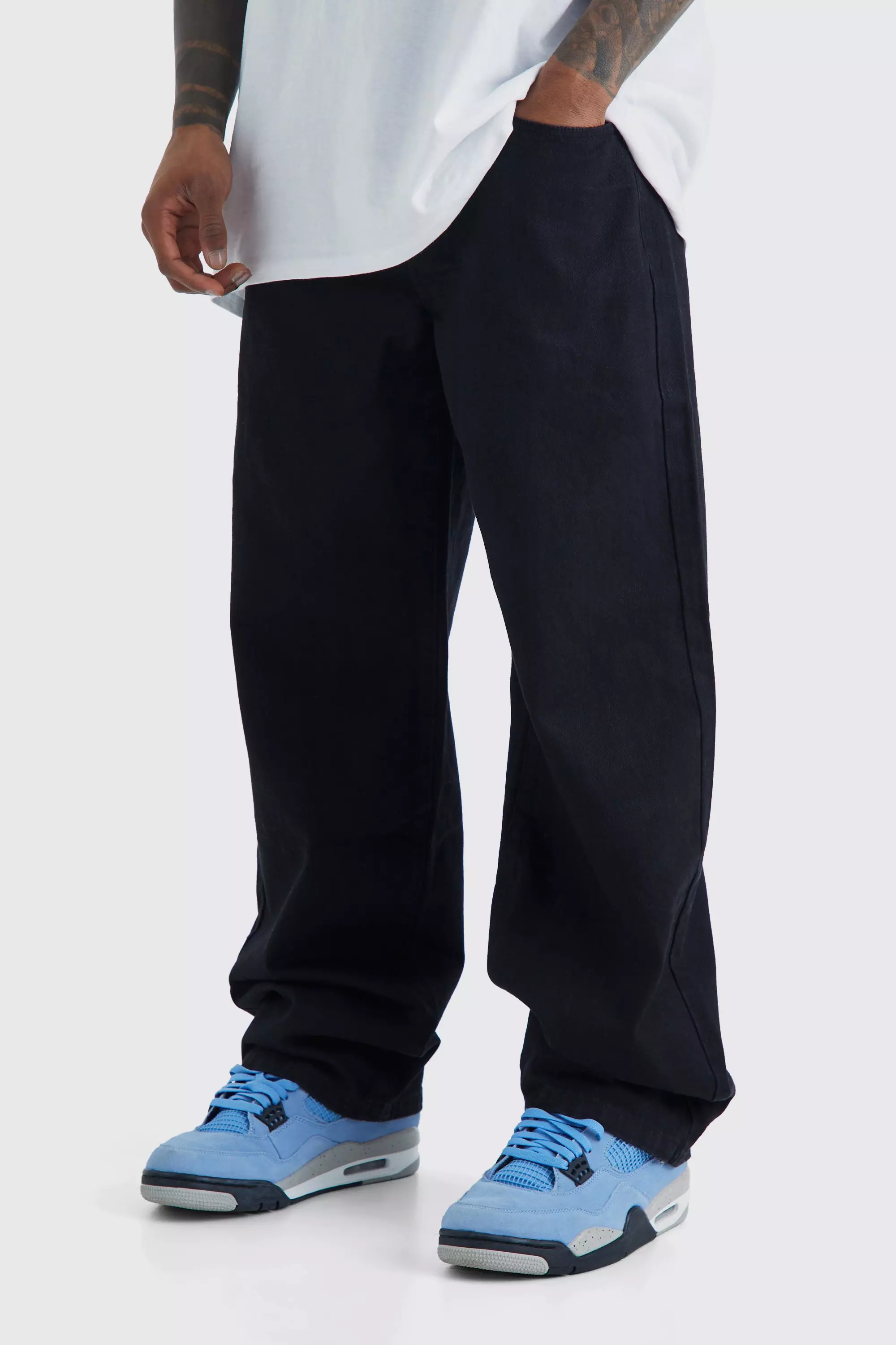Baggy Rigid Jean boohooMAN UK